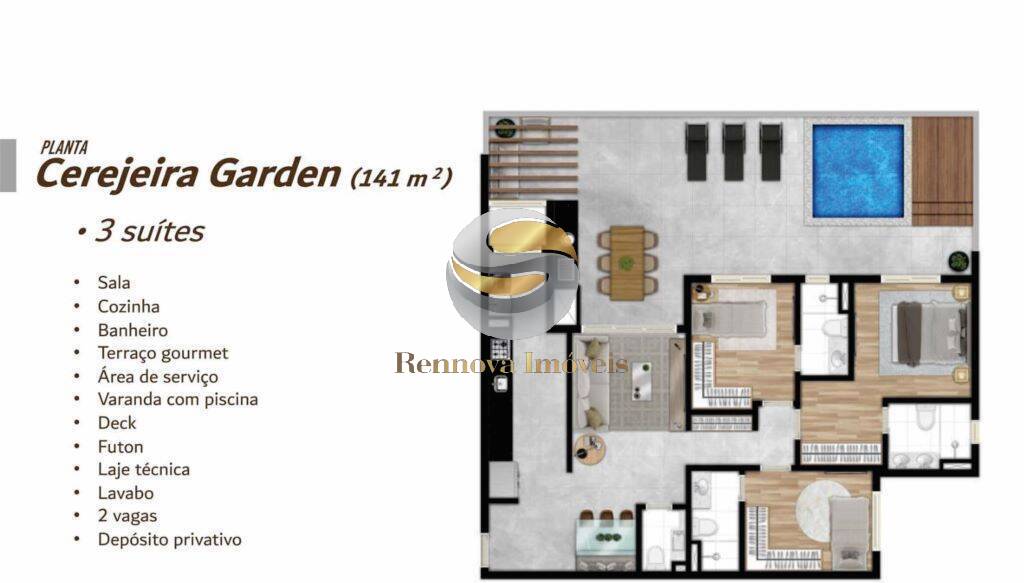 Apartamento, 3 quartos, 139 m² - Foto 45